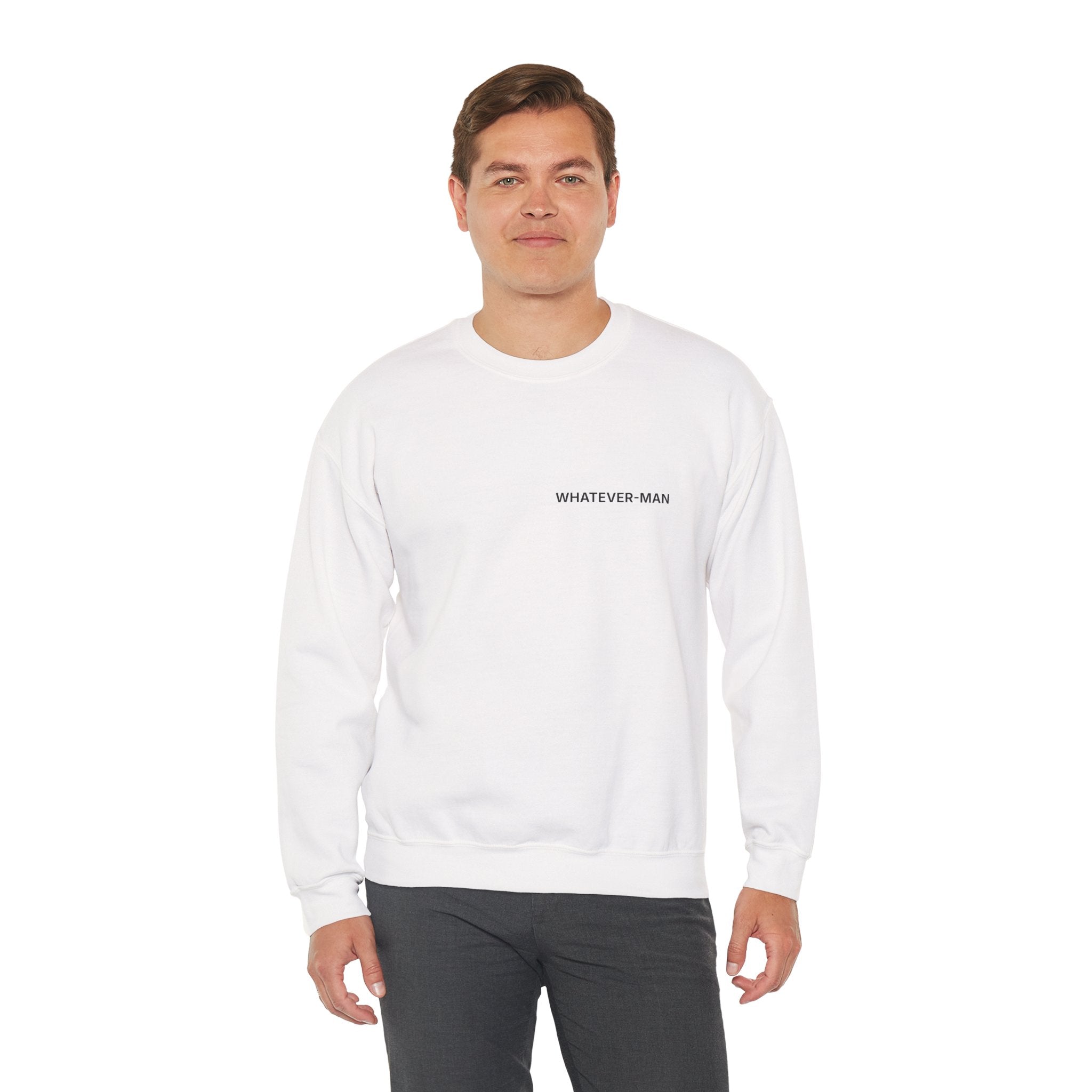 WHATEVER-MAN OFFSET SWEATSHIRT