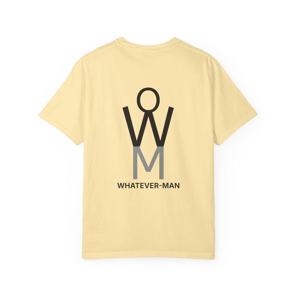 WHATEVER-MAN STICK FIGURE LOGO T-SHIRT