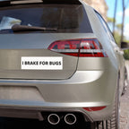 I BRAKE FOR BUGS CAR MAGNET