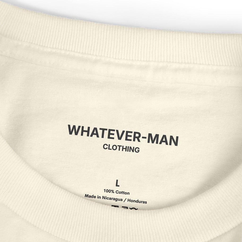 WHATEVER-MAN OFFSET T-SHIRT