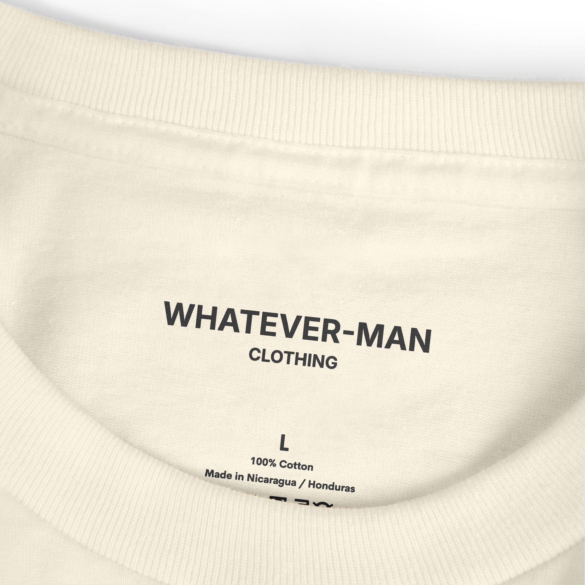 WHATEVER-MAN OFFSET T-SHIRT