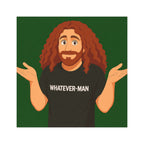 WHATEVER-MAN LOGO CAR MAGNET