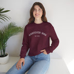 WHATEVER-MAN COLLEGE SWEATSHIRT