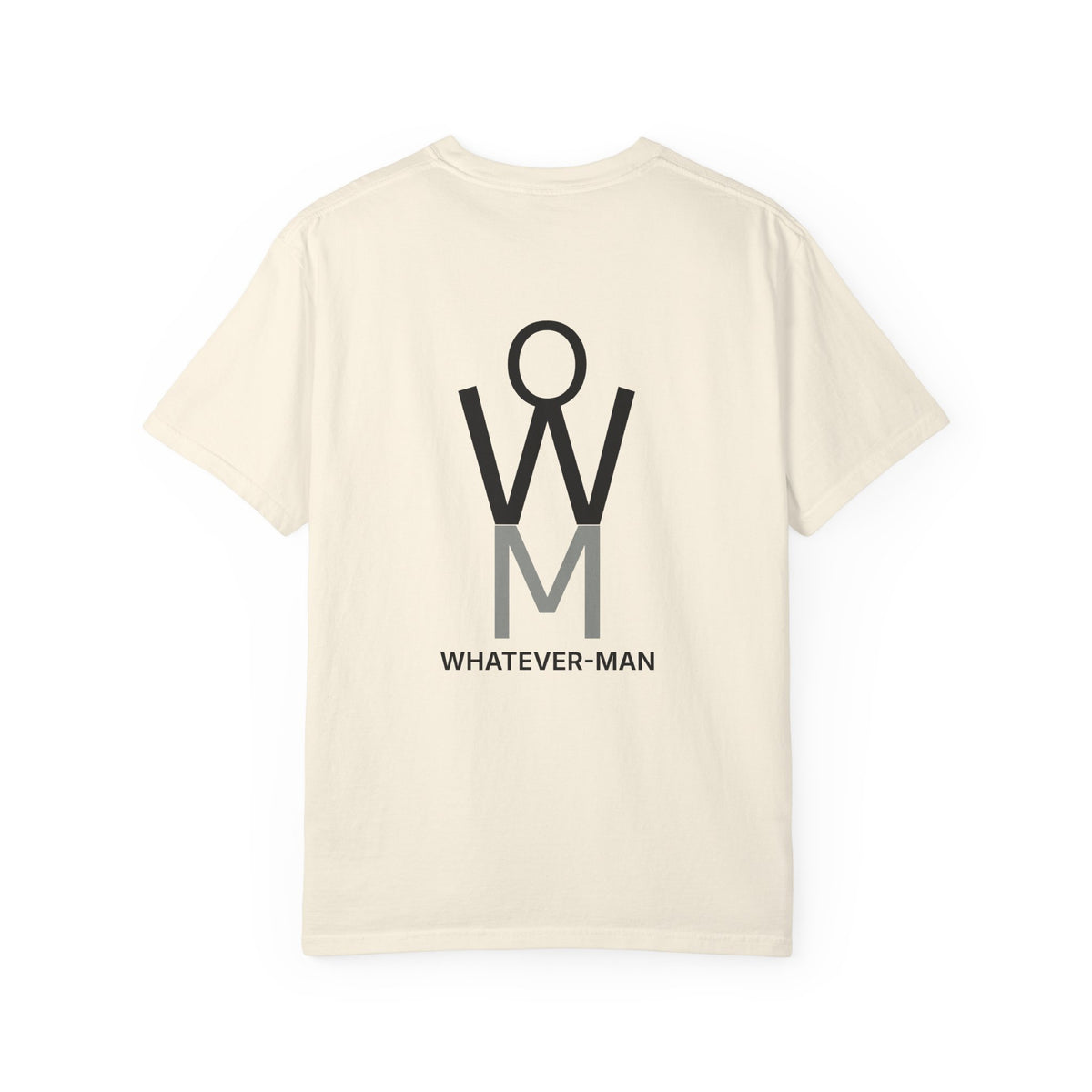 WHATEVER-MAN STICK FIGURE LOGO T-SHIRT