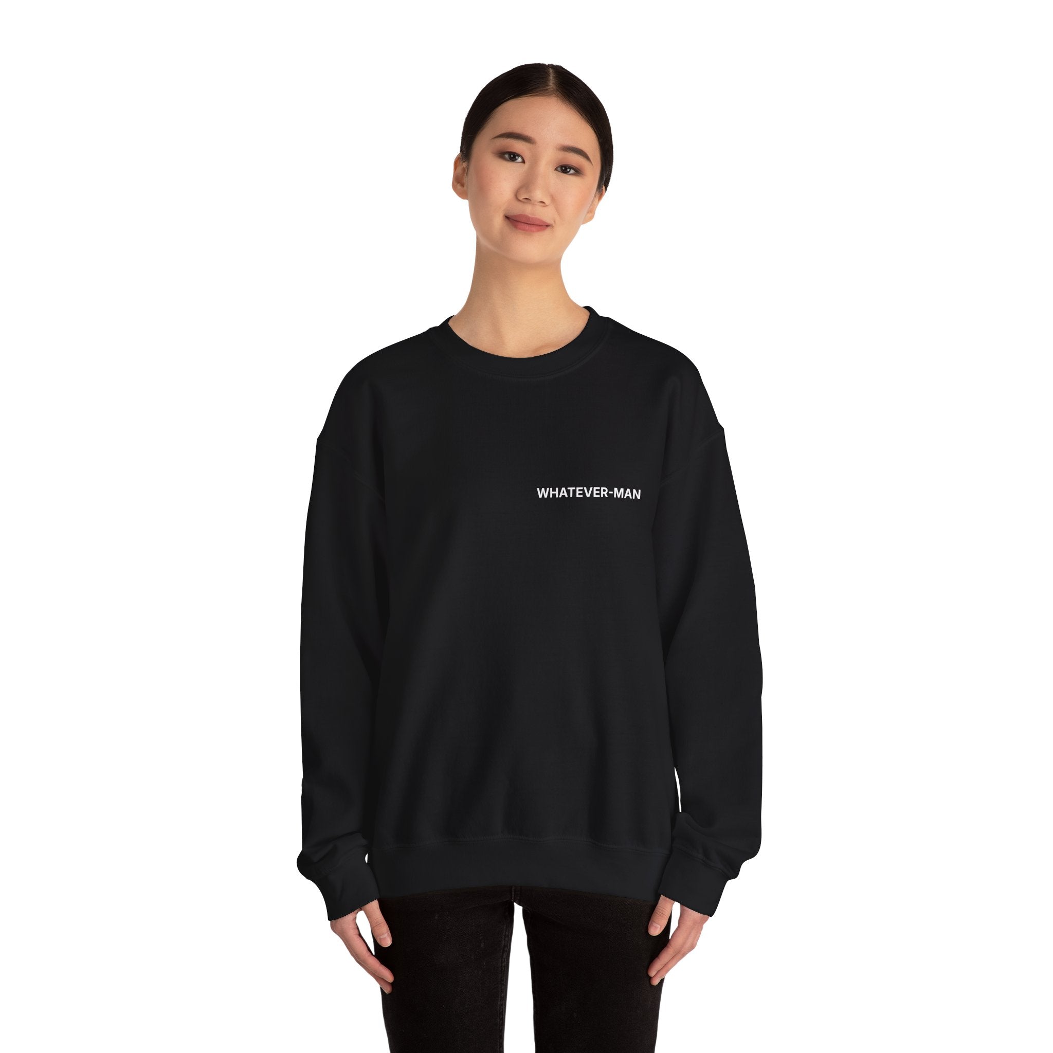 WHATEVER-MAN OFFSET SWEATSHIRT