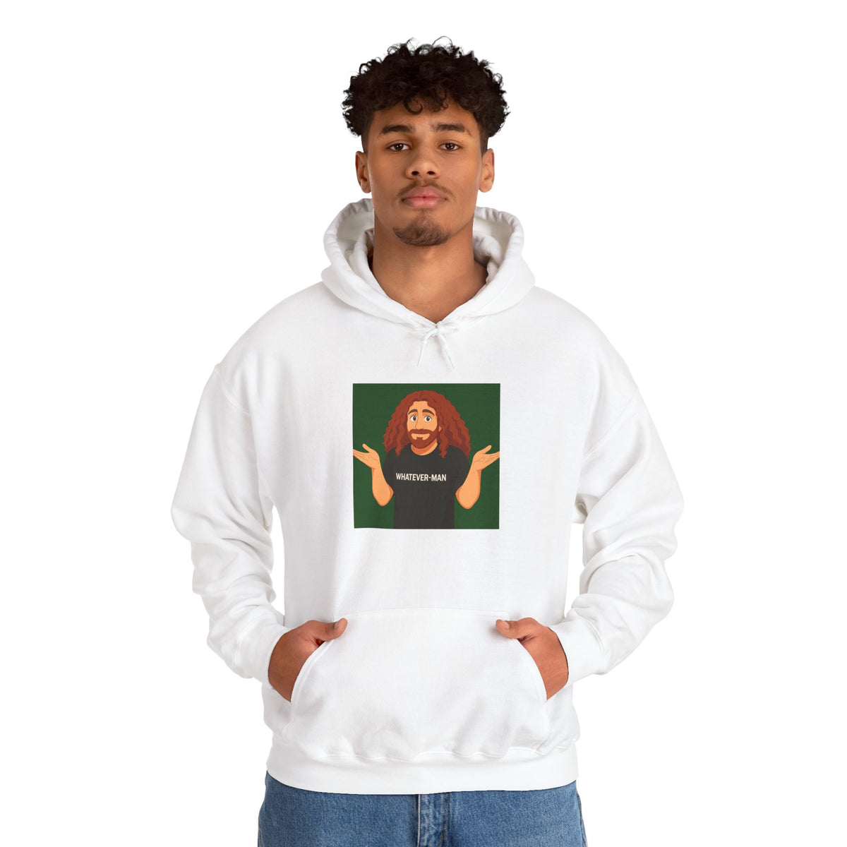 WHATEVER-MAN LOGO HOODIE