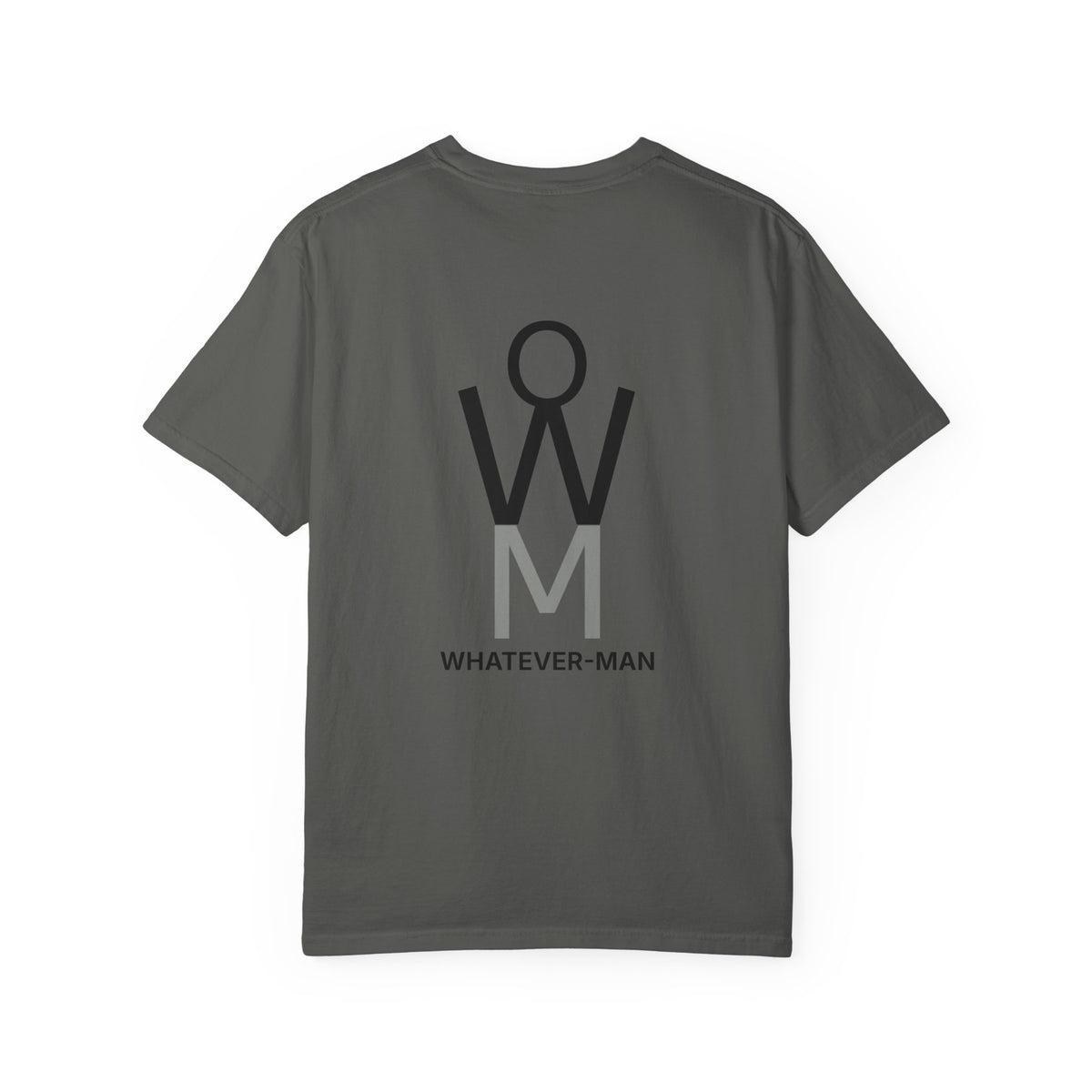 WHATEVER-MAN STICK FIGURE LOGO T-SHIRT