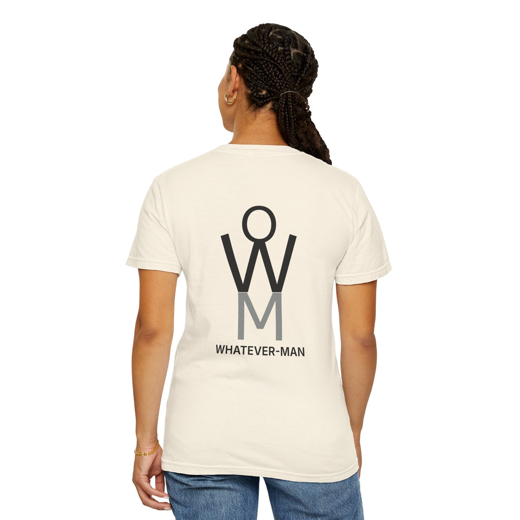 WHATEVER-MAN STICK FIGURE LOGO T-SHIRT