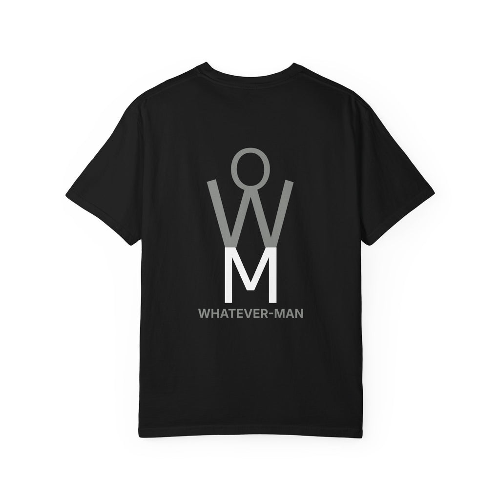 WHATEVER-MAN STICK FIGURE LOGO T-SHIRT