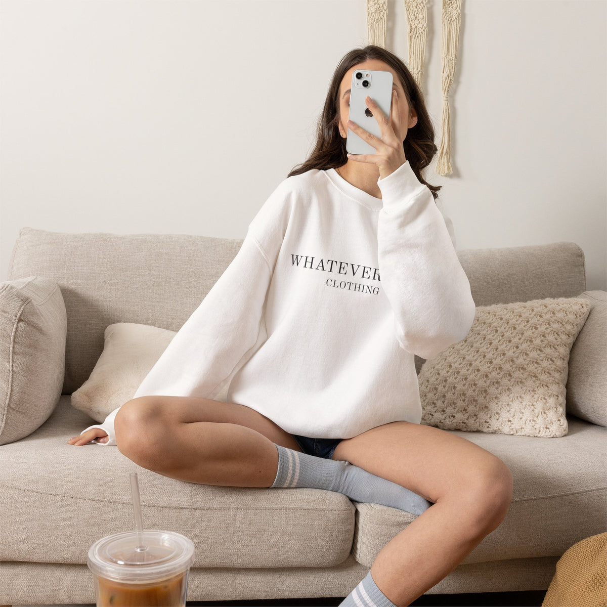 WHATEVER-MAN CLOTHING SWEATSHIRT