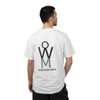 WHATEVER-MAN STICK FIGURE LOGO T-SHIRT
