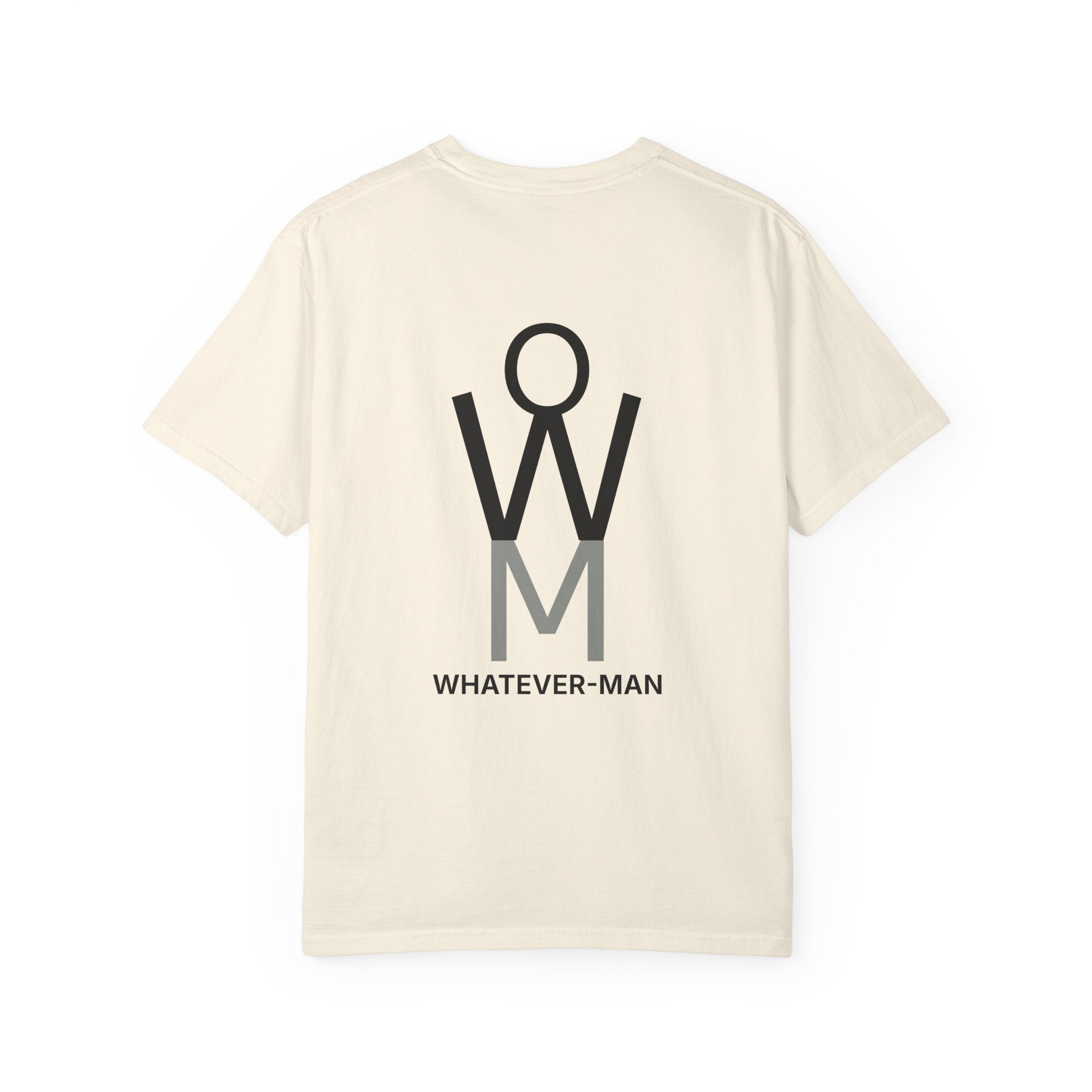 WHATEVER-MAN STICK FIGURE LOGO T-SHIRT