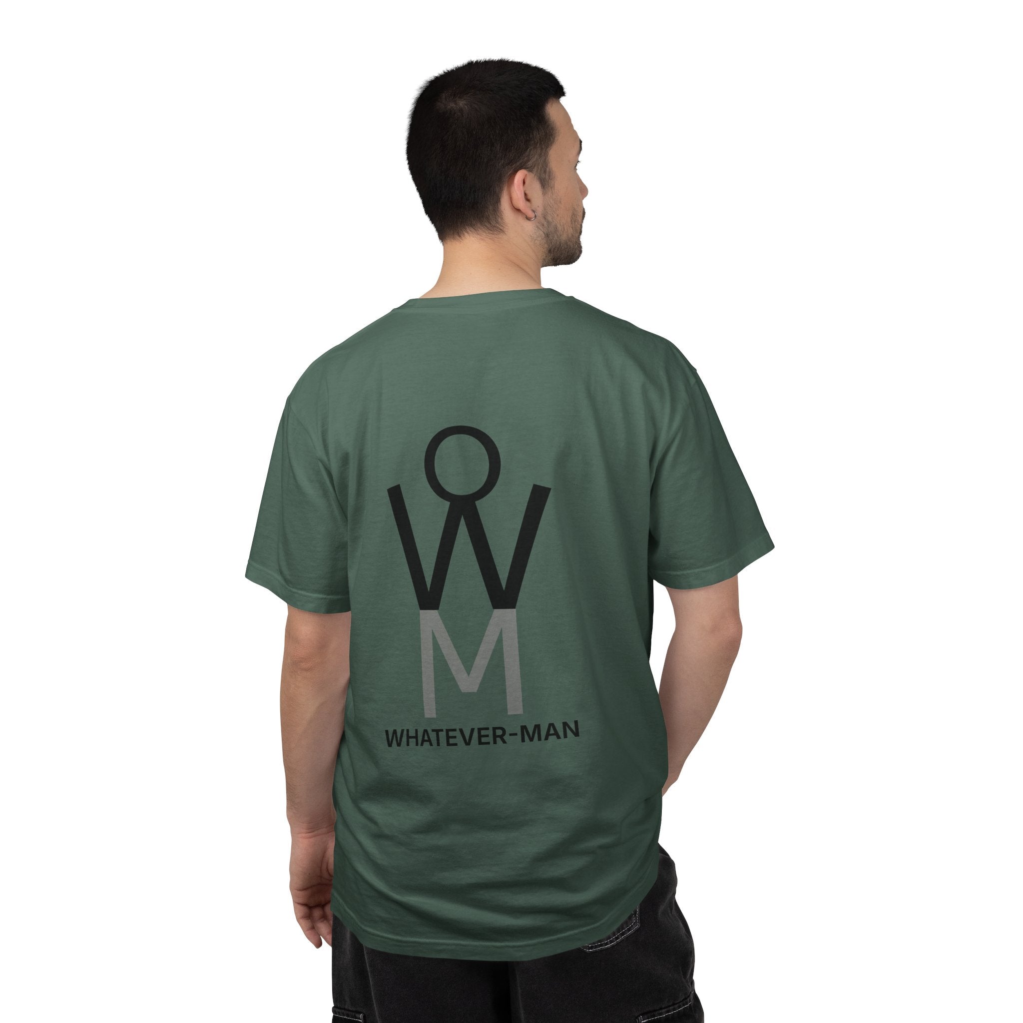 WHATEVER-MAN STICK FIGURE LOGO T-SHIRT